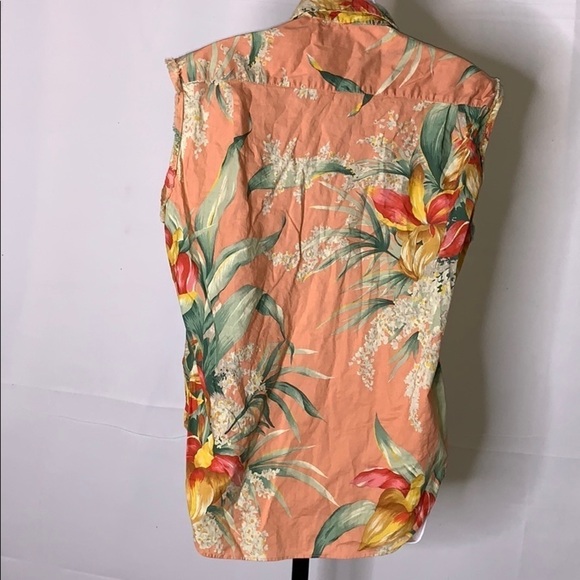 Ralph Lauren Polo floral button down shirt size- 8 - Picture 2 of 3
